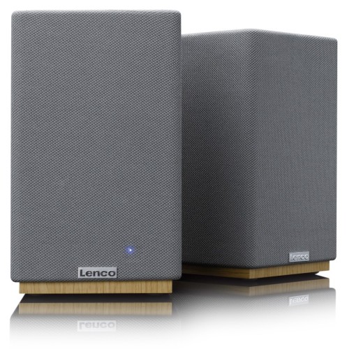 Lenco SPB-241WDGY - aktywne głośniki stereo HiFi z BT (5)