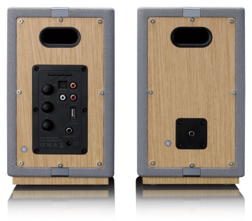 Lenco SPB-241WDGY - aktywne głośniki stereo HiFi z BT (6)