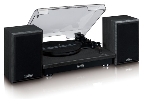 Lenco LS-100BK - gramofon z osobnymi głośnikami i Bluetooth (4)