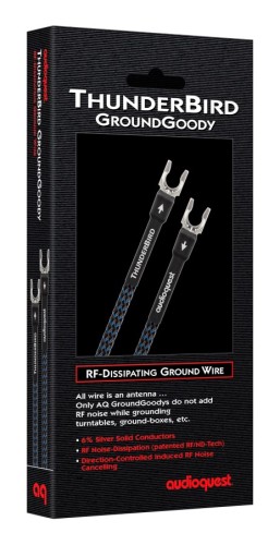 Audioquest ThunderBird GroundGoody 1,5 m – kabel uziemiający, 6% srebra (7)