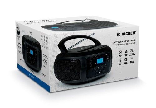 Bigben CD63NUSB - przenośny odtwarzacz CD/MP3, USB z radiem FM (9)