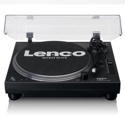Lenco L-3818BK czarny - gramofon z napędem bezpośrednim i wyjściem USB (2)