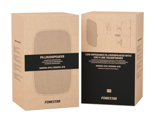 Fonestar SONORA-8TB – Dwudrożny, wodoodporny głośnik 100 V, 100 W, biały (9)