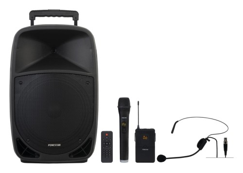 Fonestar MALIBU-312 – przenośny system nagłośnieniowy z mikrofonami (1)