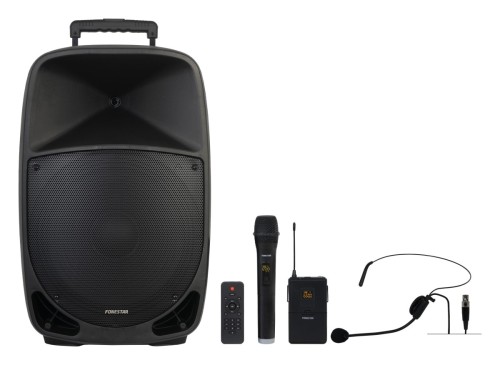 Fonestar MALIBU-315 – przenośny system nagłośnieniowy z mikrofonami (1)