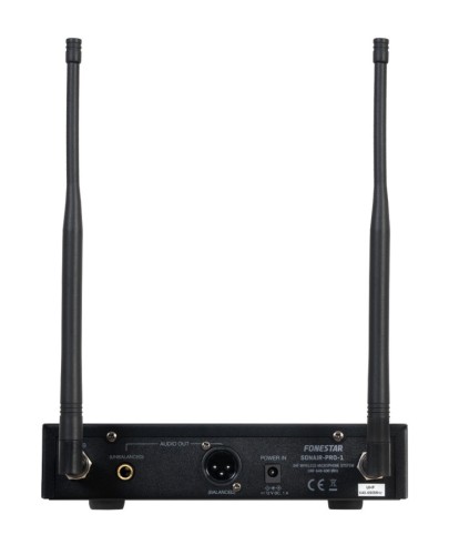 Fonestar SONAIR-PRO-1P – profesjonalny bezprzewodowy zestaw UHF z mikrofonem krawatowym (7)