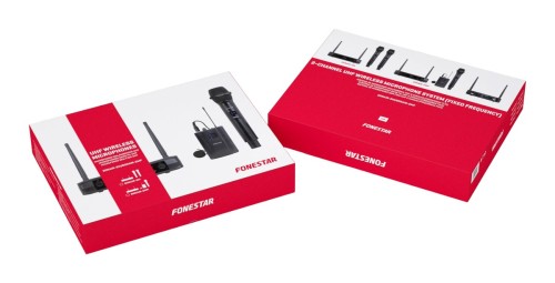 Fonestar SONAIR-2MP - Zestaw mikrofonu ręcznego i krawatowego o stałej częstotliwości w paśmie UHF (8)