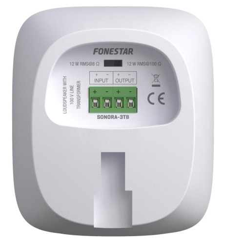 Fonestar SONORA-3TB - głośnik ścienny 100 V, 20 W, biały (4)