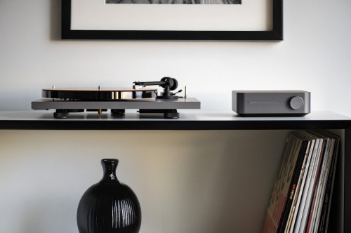 Pro-Ject STEREO SET PHONO + STREAMING - zestaw audio ze wzmacniaczem WiiM i gramofonem, szary (9)