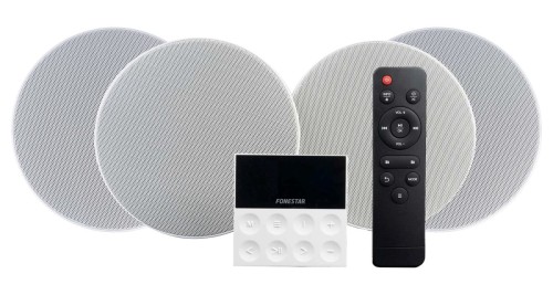 Fonestar KS-WALL-4 - zestaw nagłośnieniowy składający się z 4 wbudowanych głośników z odtwarzaczem ściennym (3)