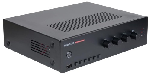 Fonestar PROX-30 - wzmacniacz 100 V do systemów nagłośnieniowych z odtwarzaczem USB, MP3, FM, 30 W (1)