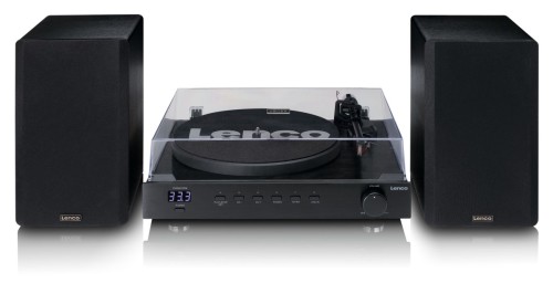 Audiofilski gramofon Hi-Fi Lenco LS-700BK z wkładką Ortofon 2M Red, dwoma głośnikami o mocy 100W i funkcją Bluetooth (4)
