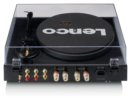 Audiofilski gramofon Hi-Fi Lenco LS-700BK z wkładką Ortofon 2M Red, dwoma głośnikami o mocy 100W i funkcją Bluetooth (10)