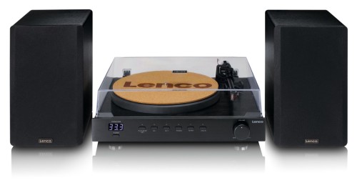 Audiofilski gramofon Hi-Fi Lenco LS-700BK z wkładką Ortofon 2M Red, dwoma głośnikami o mocy 100W i funkcją Bluetooth (12)
