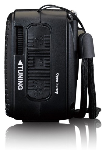 Radio przenośne  FM/ SW LENCO MCR-113BK Analogowe na baterie i dynamo (6)