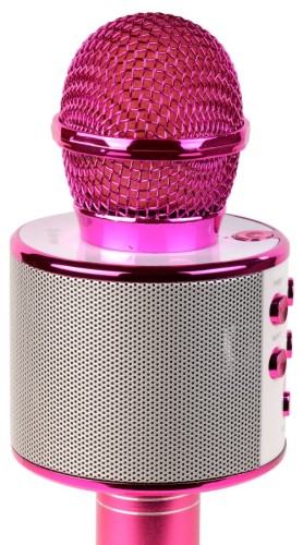 Mikrofon karaoke Bluetooth z głośnikiem Denver KMS-20P Różowy (3)