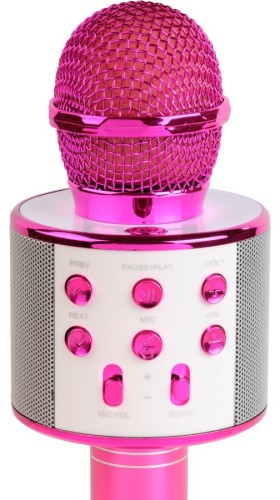 Mikrofon karaoke Bluetooth z głośnikiem Denver KMS-20P Różowy (4)