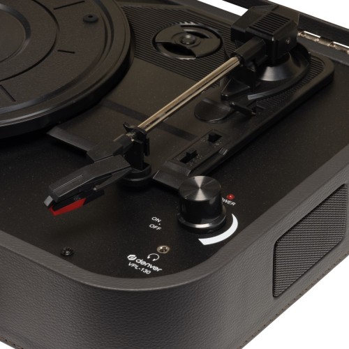 Gramofon w obudowie retro z wbudowanymi głośnikami Denver VPL-130DGR (2)