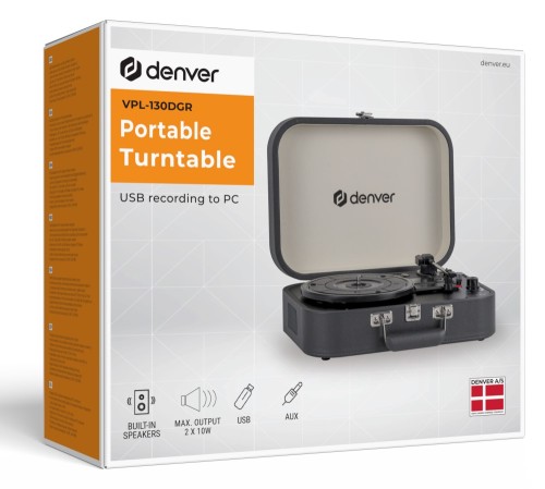 Gramofon w obudowie retro z wbudowanymi głośnikami Denver VPL-130DGR (12)