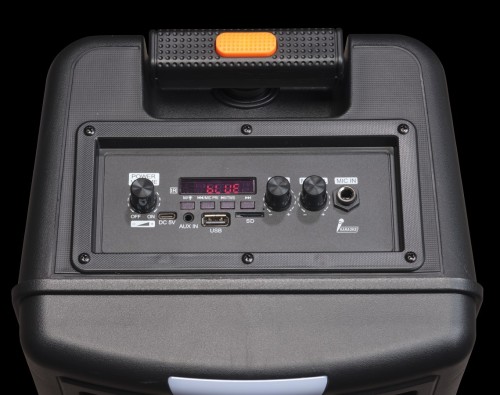 Przenośny głośnik imprezowy, Bluetooth z efektami świetlnymi LED i mikrofonem Denver TSP-307 (2)