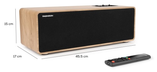 Aktywny głośnik  o mocy 150 W z pilotem Thomson WS852 z funkcją Bluetooth/ARC/RCA/USB/optycznym/AUX (9)