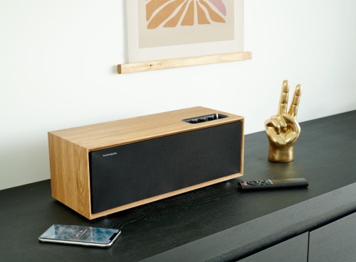 Aktywny głośnik  o mocy 150 W z pilotem Thomson WS702 z funkcją Bluetooth/ARC/RCA/USB/optycznym/AUX (2)