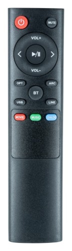 Aktywny głośnik  o mocy 150 W z pilotem Thomson WS702 z funkcją Bluetooth/ARC/RCA/USB/optycznym/AUX (10)