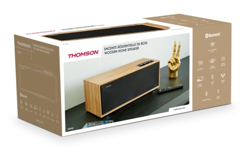 Aktywny głośnik  o mocy 150 W z pilotem Thomson WS702 z funkcją Bluetooth/ARC/RCA/USB/optycznym/AUX (12)