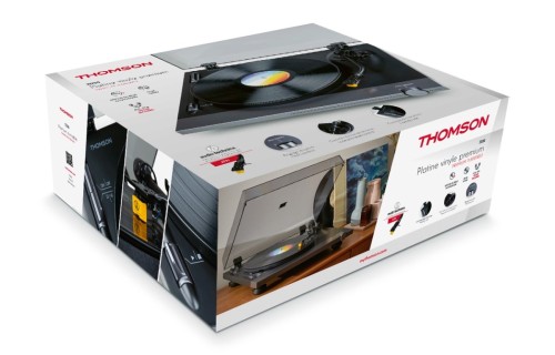 Gramofon półautomatyczny premium Thomson TT700 Audio-Technica AT91 (16)
