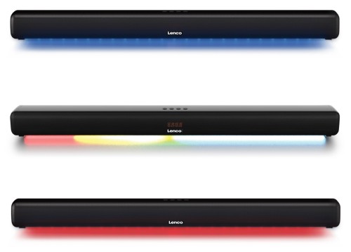 Soundbar Bluetooth HDMI (ARC) i podświetleniem LED Lenco SB-042LEDBK (1)