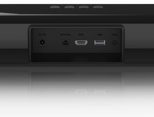 Soundbar Bluetooth HDMI (ARC) i podświetleniem LED Lenco SB-042LEDBK (8)