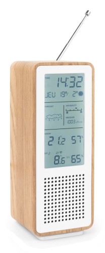 Stacje pogodowe Thomson WS102TWH z głośnikiem Bluetooth i radiem FM (3)