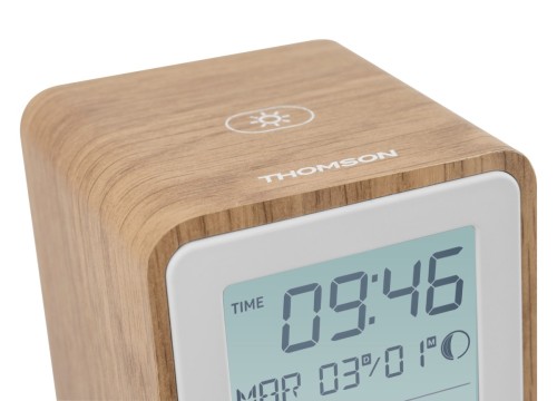 Stacje pogodowe Thomson WS102TWH z głośnikiem Bluetooth i radiem FM (5)