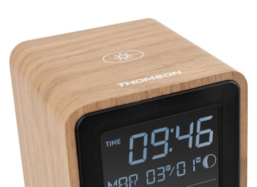 Stacje pogodowe Thomson WS102TBK z głośnikiem Bluetooth i radiem FM (8)