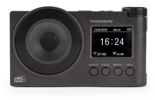Przenośne radio FM DAB+ z funkcją Bluetooth USB Thomson RT400DABBTBK (3)