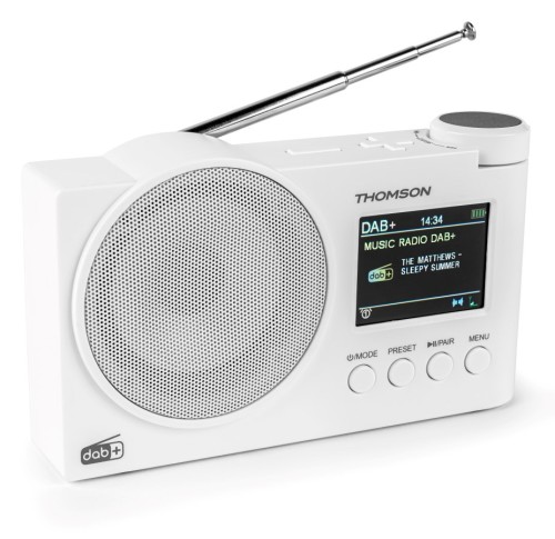 Przenośne radio FM DAB+ z funkcją Bluetooth USB Thomson RT400DABBTWH  (1)