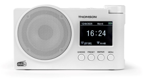 Przenośne radio FM DAB+ z funkcją Bluetooth USB Thomson RT400DABBTWH  (3)