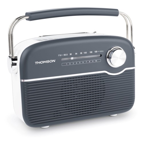Przenośne radio FM z funkcją Bluetooth i ładowaniem słonecznym Thomson RTS450BTG (1)