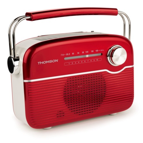 Przenośne radio FM z funkcją Bluetooth i ładowaniem słonecznym Thomson RTS450BTR (1)