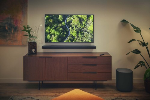 Soundbar JBL BAR 1000 MkII Czarny 7.1.4-kanałowy, Bezprzewodowy Subwoofer, 4K, Dolby Atmos, HDMI eARC, DTS:x, MultiBea 3.0 (20)