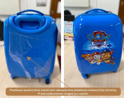 Walizka podróżna na kółkach Psi Patrol - niebieska duża (10)