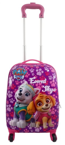 Walizka podróżna na kółkach Psi Patrol - różowa duża (3)