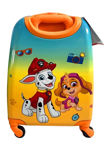 Walizka podróżna na kółkach Psi Patrol - żółta duża (5)