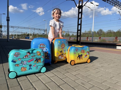 Walizka podróżna na kółkach Psi Patrol - żółta duża (8)