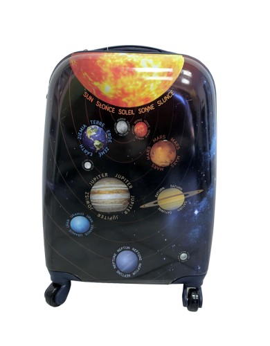 Walizka podróżna na kółkach - układ słoneczny - kosmiczna kolekcja (4)