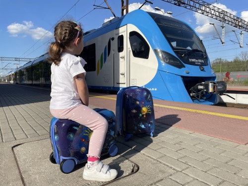 Walizka podróżna na kółkach - układ słoneczny - kosmiczna kolekcja (9)