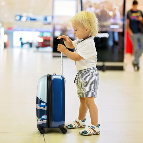 Walizka podróżna na kółkach - pojazdy (5)