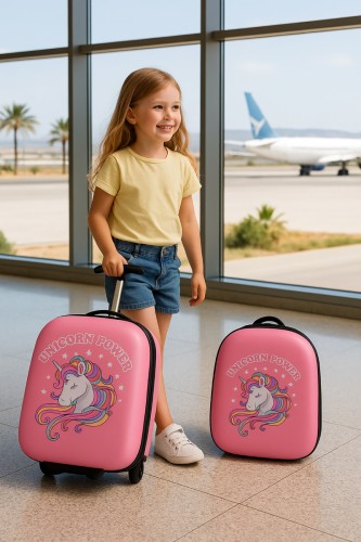  Walizka i plecak w zestawie - jednorożec (2)