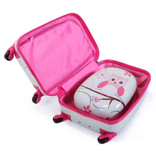 Walizka i plecak w zestawie - sowy (4)