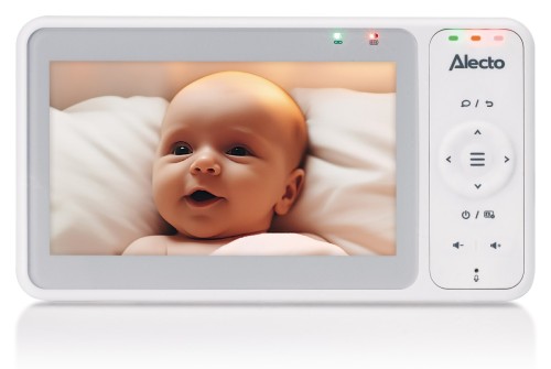 Alecto DVM2050 - wideo niania elektroniczna z kamerą HD, kolorowym wyświetlaczem i lampką nocną, biała (17)